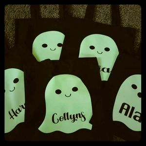 Custom Halloween glow in the dark bags